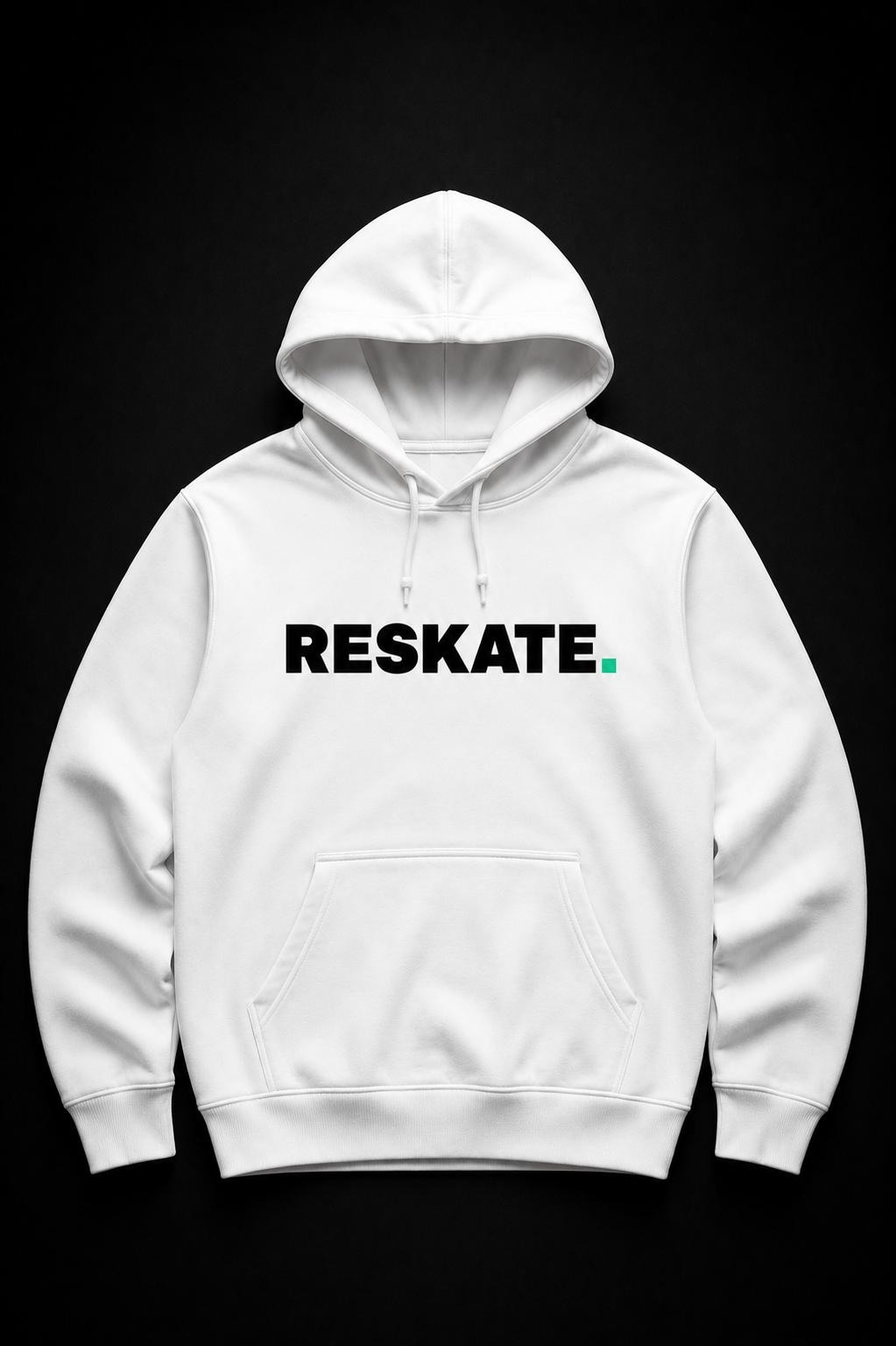 Reskate Signature Hoodie — Hvid